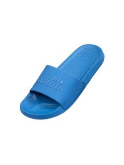 Kubota Badelatschen Herren für Sauna – Strand und Badeschuhe – Badeschlappen für Dusch – Anti Rutsch Badelatschen - Wasserdicht Badesandalen - Blau Einfarbig 42 von Kubota