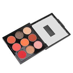 Augen-Make-up-Palette, Geburtstagsgeschenk, Matte Glitzer-Lidschatten, Hochpigmentierte, Langlebige 9-Farben-Kosmetik für Gästetoiletten (04#) von Kufoo