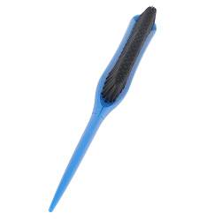 Haarpflegebürsten, Tease-Haarbürsten für Mehr Volumen, 3 Reihen, Ergonomisches, Flauschiges, Haarsicheres Nylon für den Salon (Blau) von Kufoo