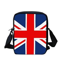 Kuiaobaty Damen-Umhängetasche, Handy-Umhängetasche, mit verstellbarem Riemen, lässig, kleine Kuriertasche für Mädchen, British Flag von Kuiaobaty