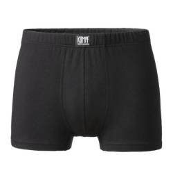 Boxershort aus Bio-Baumwolle, schwarz von Kumpf