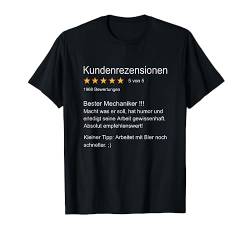 Automechaniker KFZ Mechaniker Bester Mechaniker T-Shirt von Kundenrezensionen Berufe Bewertung Geschenkideen