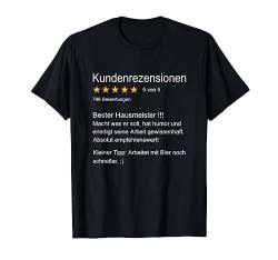 Hausmeister Hausverwalter Bester Hausmeister T-Shirt von Kundenrezensionen Berufe Bewertung Geschenkideen