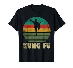 Retro Kung Fu Kämpfer Kampfsport - Vintage Kung Fu T-Shirt von Kung Fu Geschenke & Ideen
