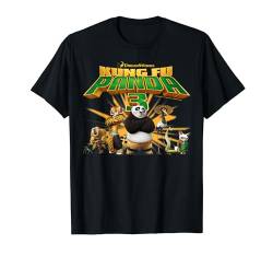 Kung Fu Panda 3 Po And The Furious Five Movie Logo T-Shirt von Kung Fu Panda