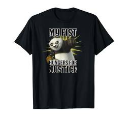 Kung Fu Panda My Fist Hungers For Justice Po Portrait T-Shirt von Kung Fu Panda