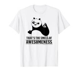 Kung Fu Panda Smell The Awesomeness Po Portrait T-Shirt von Kung Fu Panda
