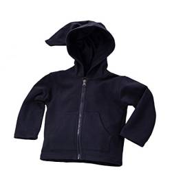 Kunst und Magie Kinder Sweatjacke Hoodie mit Wichtel Zipfelkapuze, Farbe:Black/Schwarz;Kindergrößen:128-134 von Kunst und Magie