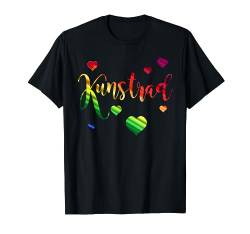 I love Kunstrad - Artistic Cycling - Kunstradfahren - Herz T-Shirt von Kunstrad Fans