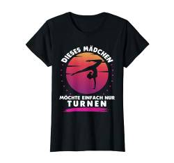 Mädchen Turnen, Kunstturnen Gymnastik Akrobatik Turnen T-Shirt von Kunstturnen Geschenke, Turnen Mädchen Zubehör