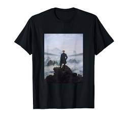 Der Wanderer über dem Nebelmeer von Caspar David Friedrich T-Shirt von Kunstwerke und Meisterstücke