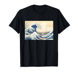 Die Große Welle von Kanagawa von Katsushika Hokusai T-Shirt von Kunstwerke und Meisterstücke