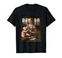 Madonna mit der Nelke von Leonardo DaVinci T-Shirt von Kunstwerke und Meisterstücke