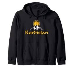 Kurdistan Kurde Kurdische Flagge Kapuzenjacke von Kurdistan Kurde Provinz Frieden Outfit