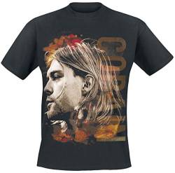 Kurt Cobain Coloured Side View T-Shirt schwarz M von Kurt Cobain