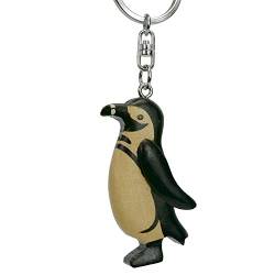 Kuscheltiere.biz Pinguin Brillenpinguin Humboldpinguin Schlüsselanhänger Taschenanhänger aus Holz von Kuscheltiere.biz