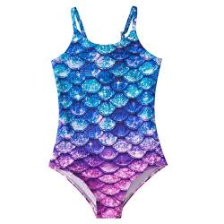 Kuukaas Badeanzüge für Mädchen Bademode Rüschen Madchen Einteiliger Badeanzug Mädchen Swimsuit for Girls Schwimmanzug Strandkleidung Mädchen 110 von Kuukaas