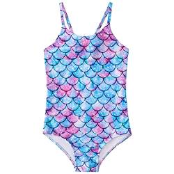 Kuukaas Badeanzug Mädchen Bademode Rüschen Madchen Einteiliger Badeanzug Mädchen Swimsuit for Girls Schwimmanzug Strandkleidung Mädchen 140 von Kuukaas