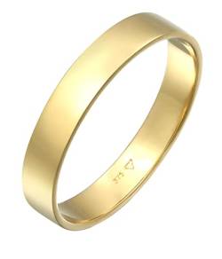 Kuzzoi Herrenring (4 mm) Gold Handgefertigt, Bandring für Männer aus 375 Gelbgold, Ehering Verlobungsring Freundschaftsring, Basic Gold Ring poliert, Ringgröße 66 von Kuzzoi