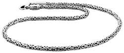 Kuzzoi Massive 925 Sterling Silber Königskette Herren Halskette, Dicke 4mm, Länge 50 cm, mit Schmuckbox - 345052-050 von Kuzzoi