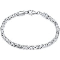 Kuzzoi Silberarmband Herren Königskette Robust 925 Silber von Kuzzoi