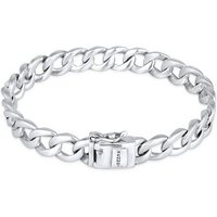 Kuzzoi Silberarmband Herren Panzerkette Kastenverschluss 925 Silber, Twisted von Kuzzoi