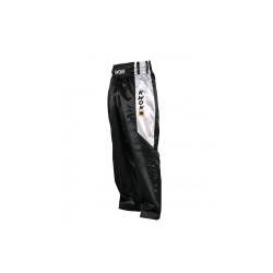 KWON Kickboxing Hose "Satin", Schwarz/Weiß Kwon 140 cm von Kwon