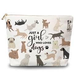 Kwtzkuo Make-up-Tasche für Hunde, Mütter, Geschenke für Frauen, Mädchen, Hundeliebhaber, Geschenk, Kulturbeutel, lustiges Geburtstags- und Weihnachtsgeschenk für Tierliebhaber, Schwester, Bestie BFF – von Kwtzkuo