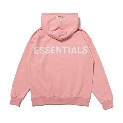 Kxin Fog Essentials 3M Reflektierender High Street Hoodie Pullover für Damen und Herren Gr. Medium, Rose von Kxin