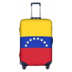 Kyliele Flagge von Venezuela Reisekoffer, staubdicht, Gepäckschutz, Gepäckkoffer, Zubehör, Urlaub, weiß, L von Kyliele