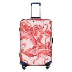Kyliele Flamingo Reisekoffer, staubdicht, Gepäckschutz, Gepäckkoffer, Zubehör, Urlaub, weiß, S von Kyliele