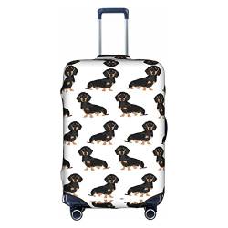 Kyliele Kofferhülle für Hunde, staubdicht, Gepäckschutz, Gepäck, Koffer, Zubehör, Urlaub, weiß, L von Kyliele