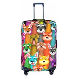 Kyliele Kofferhülle für Hunde, staubdicht, Gepäckschutz, Gepäck, Koffer, Zubehör, Urlaub, weiß, xl von Kyliele