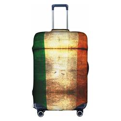 Kyliele Reisekoffer, staubdicht, Motiv: irische Flagge, Gepäckschutz, Gepäck, Koffer, Zubehör, Urlaub, weiß, xl von Kyliele