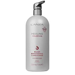 L’ANZA Healing ColorCare Silver Brightening Conditioner, for Silver, Gray, White, Blonde & Highlighted Hair - Boosts Shine and Brightness while Healing, Controls Unwanted Warm Tones (33.8 Fl Oz) von L'ANZA