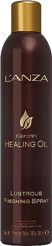 L'ANZA Keratin Kur, Haaröl-Spray für Glanz und Volumen, versorgt das Haar von der Wurzel bis in die Spitzen mit Feuchtigkeit, bändigt Frizz und verleiht Glanz (350 ml) von L'ANZA