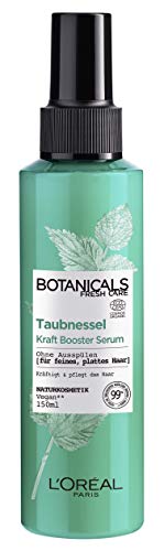 Botanicals Kraft Booster Serum ohne Silikone, Für feines, plattes Haar, Vegane Naturkosmetik, Taubnessel Haarserum, 1 x 150 ml von L'ORÉAL