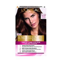 L'Oreal Excellence 5.32 Sunkissed Kastanienbraun - Permanente Haarfarbe von L'ORÉAL