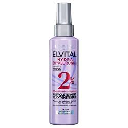L'Oréal Paris Elvital feuchtigkeitsspendende Spray Kur für glänzendes Haar, Serum mit Hyaluron für einen Feuchtigkeitsboost, Hydra Hyaluronic, 150 ml von L'ORÉAL