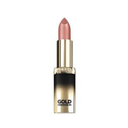 L'Oréal Paris L'Oreal Paris Lippenstift Make-Up Color Riche Gold Obsession mit Gold-Effekt Glitzer Glitter Lipstick, 36 Nude Gold von L'ORÉAL