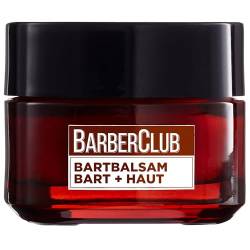 L'Oréal Men Expert Bartbalsam Bart + Haut für Männer, Unterstützung beim gesunden Bartwachstum, Bartpflege für Herren mit ätherischem Zedernholzöl, Barber Club, 1 x 50 ml von L'Oréal Men Expert