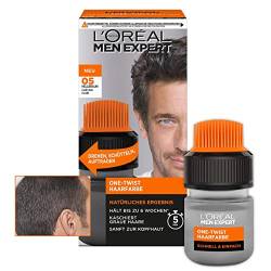 L'Oréal Men Expert Haarfarbe für Männer, 100% Grauhaarabdeckung und 6 Wochen Halt, Für alle Haartypen geeignet, One-Twist Haartönung, Nr. 5 Hellbraun, 1 Stück von L'Oréal Men Expert