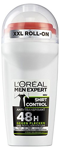 L'Oréal Men Expert L'Oreal Men Expert Shirt Control Roll-On, 24H Schutz für Hemden vor gelben Flecken, 50 ml von L'Oréal Men Expert