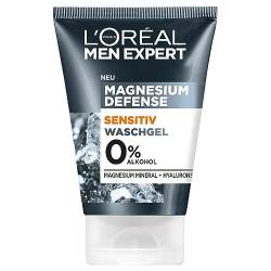 Men Expert Reinigungsgel für empfindliche Männerhaut, Mit Hyaluron für ein gepflegtes Hautbild, Magnesium Defense Sensitiv Waschgel, 1 x 100 ml von L'Oréal Men Expert