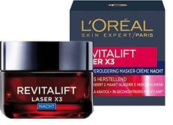 3er Pack - L’Oréal Paris Gesichtscreme (Nachtcreme) - Revitalift Laser X3 - Korrigiert Falten - 50 ml von L'Oréal Paris