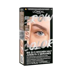 L'Oréal Paris Augenbrauenfarbe für einen strahlenden und perfekt gepflegten Look, Ammoniakfreie Augenbrauenfarbe, Bis zu 10 Anwendungen pro Pack, Brow Color, 6.0 Hellbraun von L'Oréal Paris