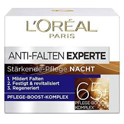 L'Oréal Paris Nachtpflege für das Gesicht, Anti-Aging Nachtcreme zur Minderung von Falten, Vitamin B3 und Vitamin E, Festigt und revitalisiert die Haut, Anti-Falten Experte, 1 x 50 ml von L'Oréal Paris