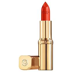 L'Oréal Paris Pflegender Lippenstift mit Satin Finish, Argan-Öl und Vitamin E, Color Riche Satin, Nr. 377 Perfect Red, 1 x 4,3 g von L'Oréal Paris