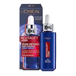 L'Oréal Paris Retinol Serum, Anti-Falten Nacht-Serum mit Vitamin A, pflegendem Öl und Hyaluronsäure, Revitalift Laser Gesichtspflege, 1 x 50 ml von L'Oréal Paris