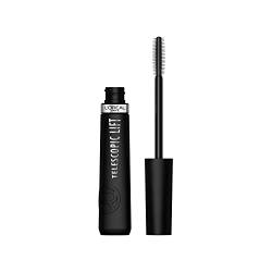 L'Oréal Paris Telescopic Lift Mascara, Langanhaltendes Lifting bis zu 36 Stunden, Sichtbar mehr Wimpernlänge, Kein Verklumpen, kein Verschmieren & kein Krümeln, Telescopic Lift, Schwarz von L'Oréal Paris